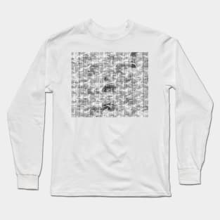 Elegant, modern pattern, silver stars and block for any occasion Long Sleeve T-Shirt